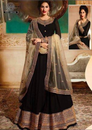 maxi designs for party Brand oYe ji Black