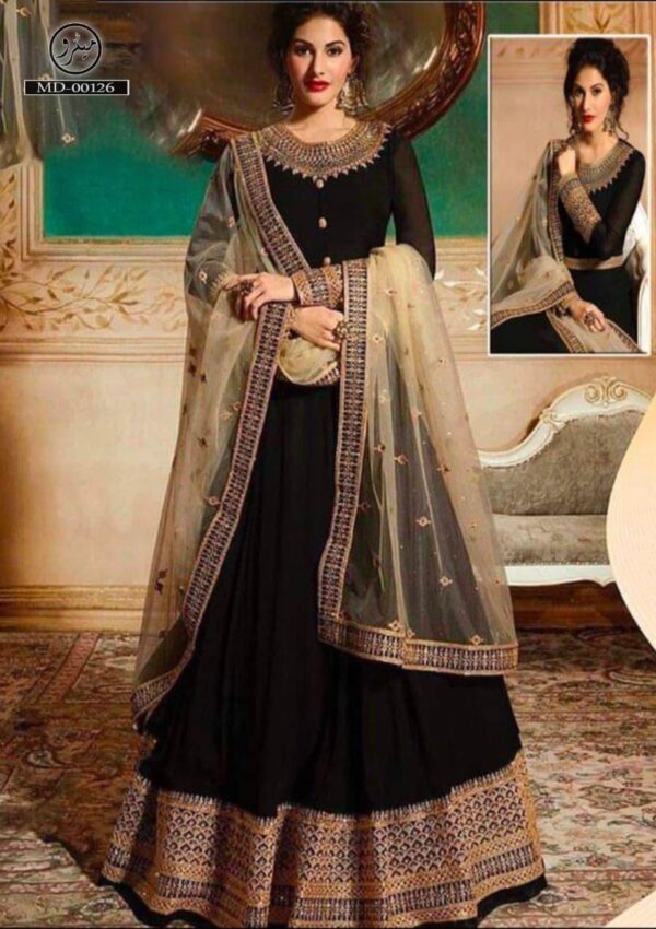 Maxi designs for party brand oye ji black