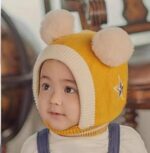 Unisex Cap For Kids Soft Wool Fabric