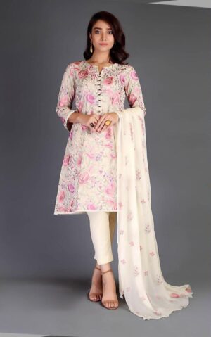 bareeze sale winter Dhanak 3 piece