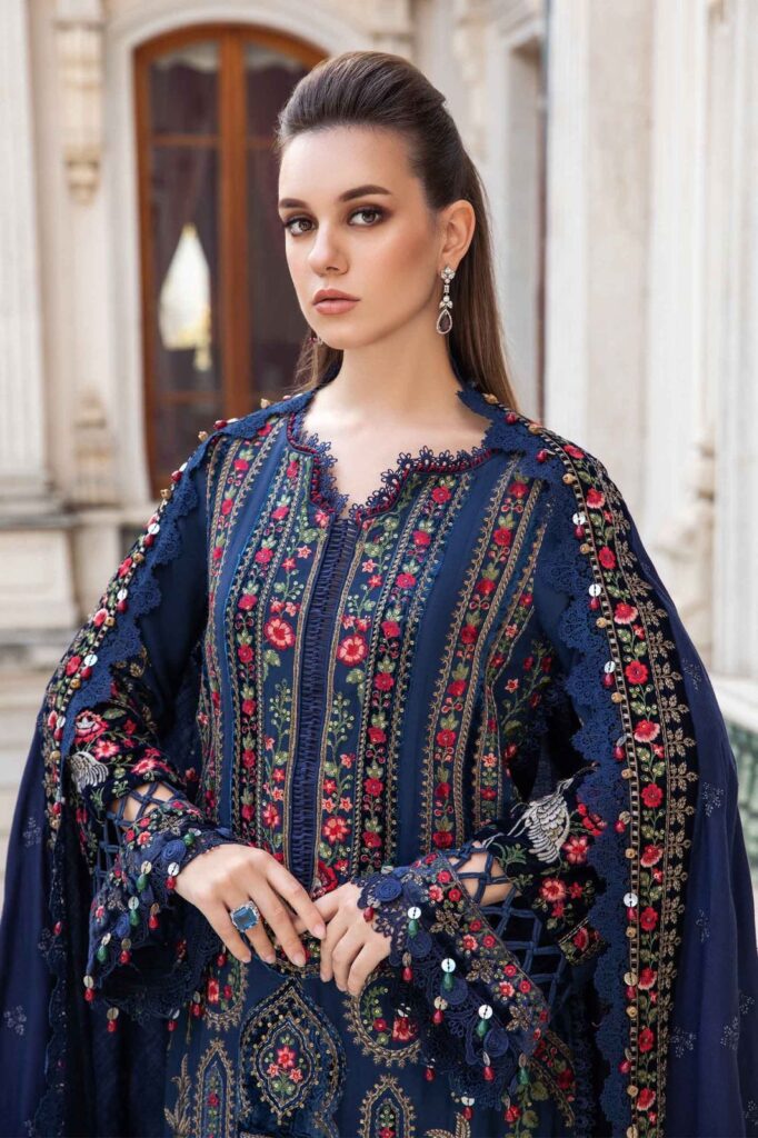 Linen Dresses Maria B Winter Collection 2020