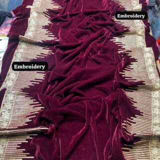 velvet shawl micro 5000 Zarri Embroidery