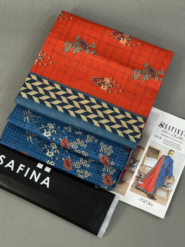 Safina original khaddar printed collection 