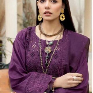 Afreen luxury collection Lawn with Chiffon dupatta