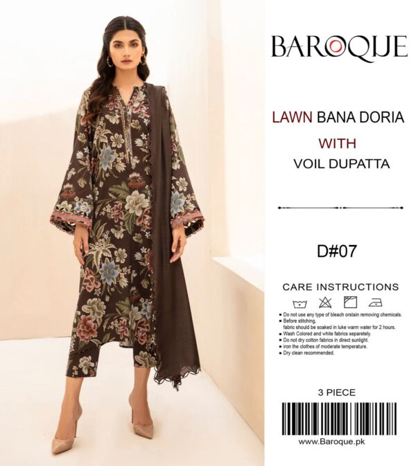 Bana doria with voil dupatta d7