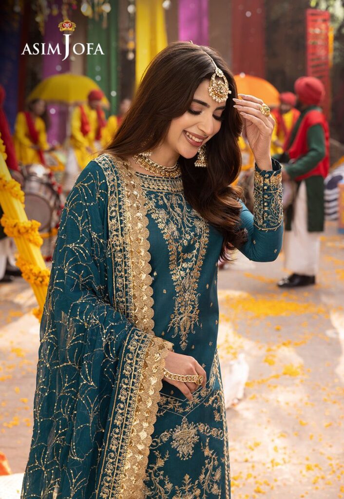 Chiffon suit asim