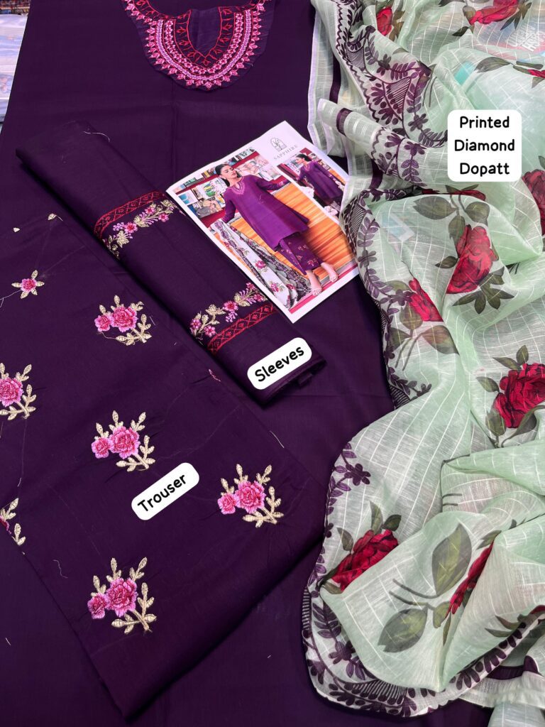 Sapphire sale 70-off unstitched 2024 - oye ji Sapphire 3 pc lawn