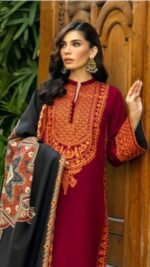 embroidery designs for suits by Zainab Chottani