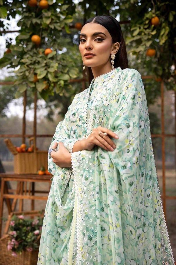 Gul ahmed embroidered lawn