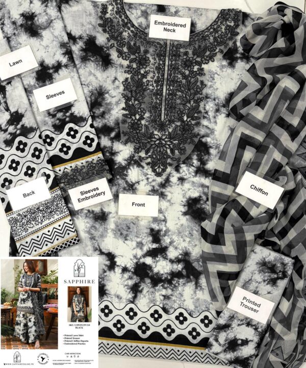 Sapphire black and white collection 2023