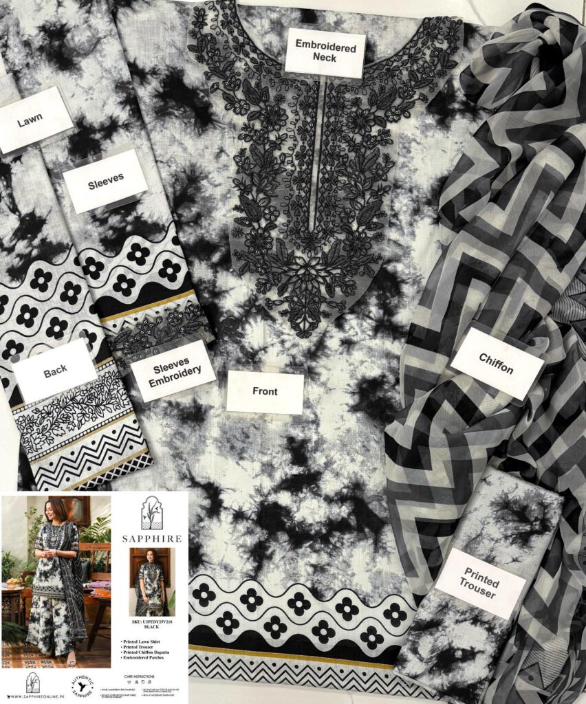 Sapphire black and white collection 2023