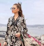 embroidered lawn with lawn dupatta by Maria B