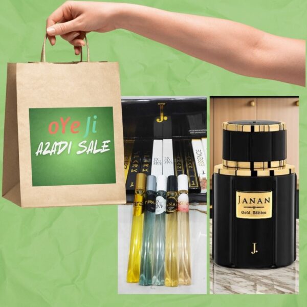 J. Sale 2025 happy azadi box perfume pack