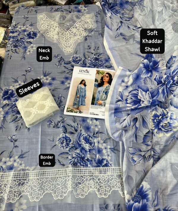 2025 Khaddar embroidery