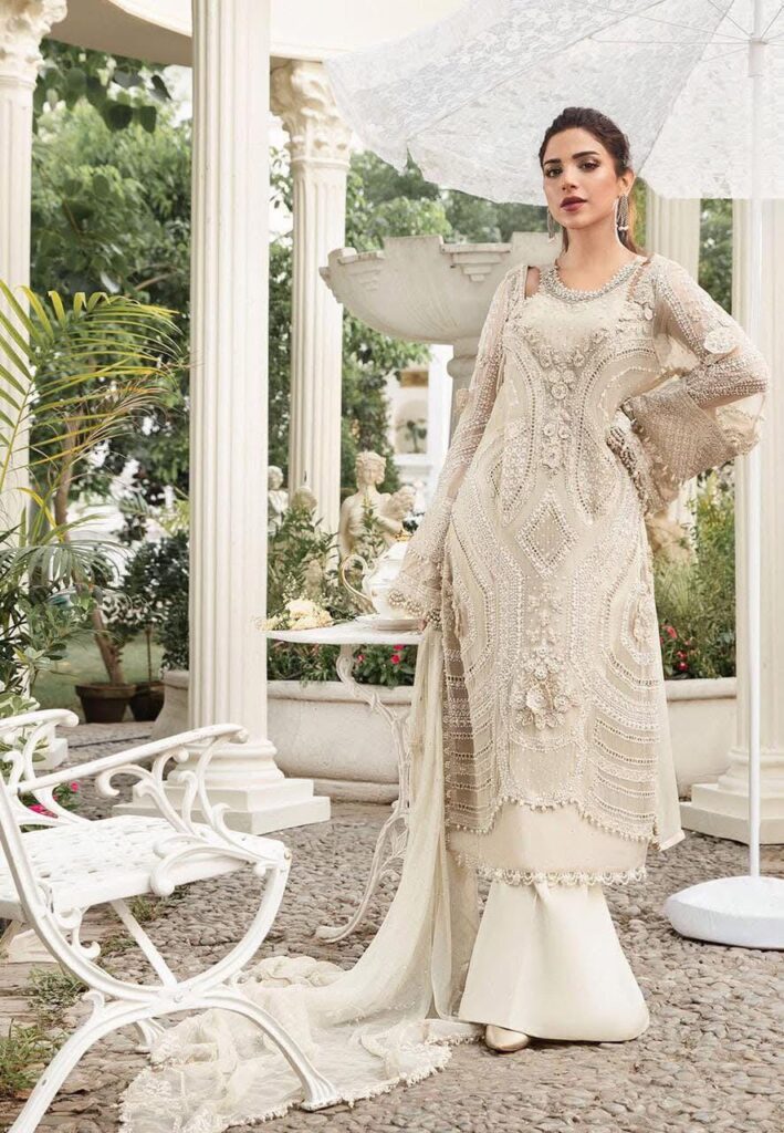 maria b chiffon eid collection 2025
