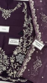 Chikankari Embroidered