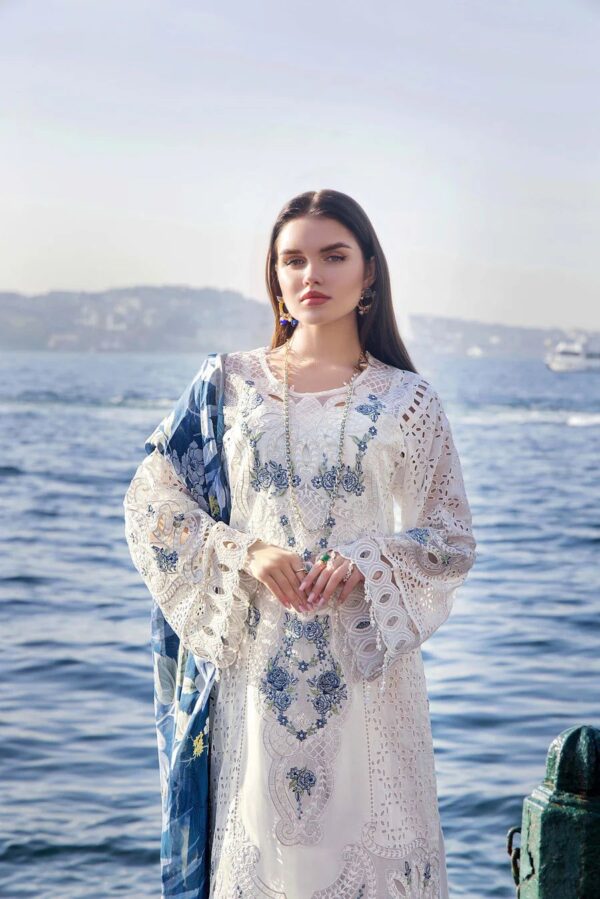 Adan libas chikankari sale unstitched 3 piece​