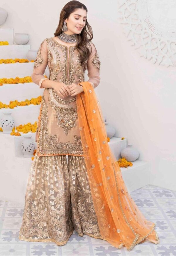 Khuda Baksh clothing Heavy Embroidered with Handwork