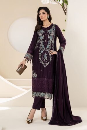 Maria B Lawn 2025 Lawn with Chiffon embroidered Dupatta