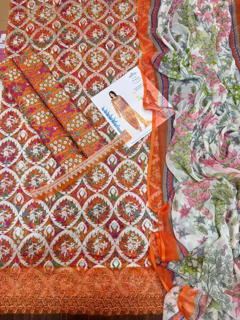maria b latest collection mprints luxury unstitched lawn suit open pic