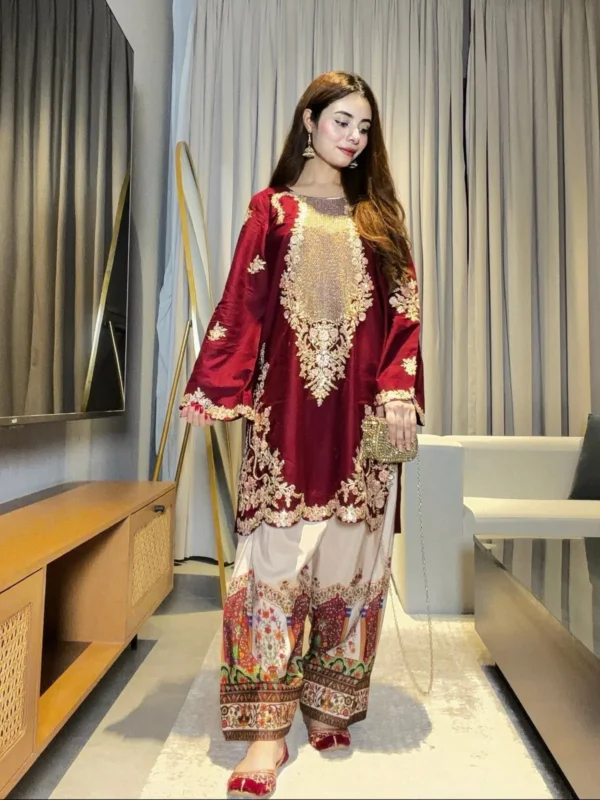 Preetpret winter collection Aroha 2PC luxury Casual 