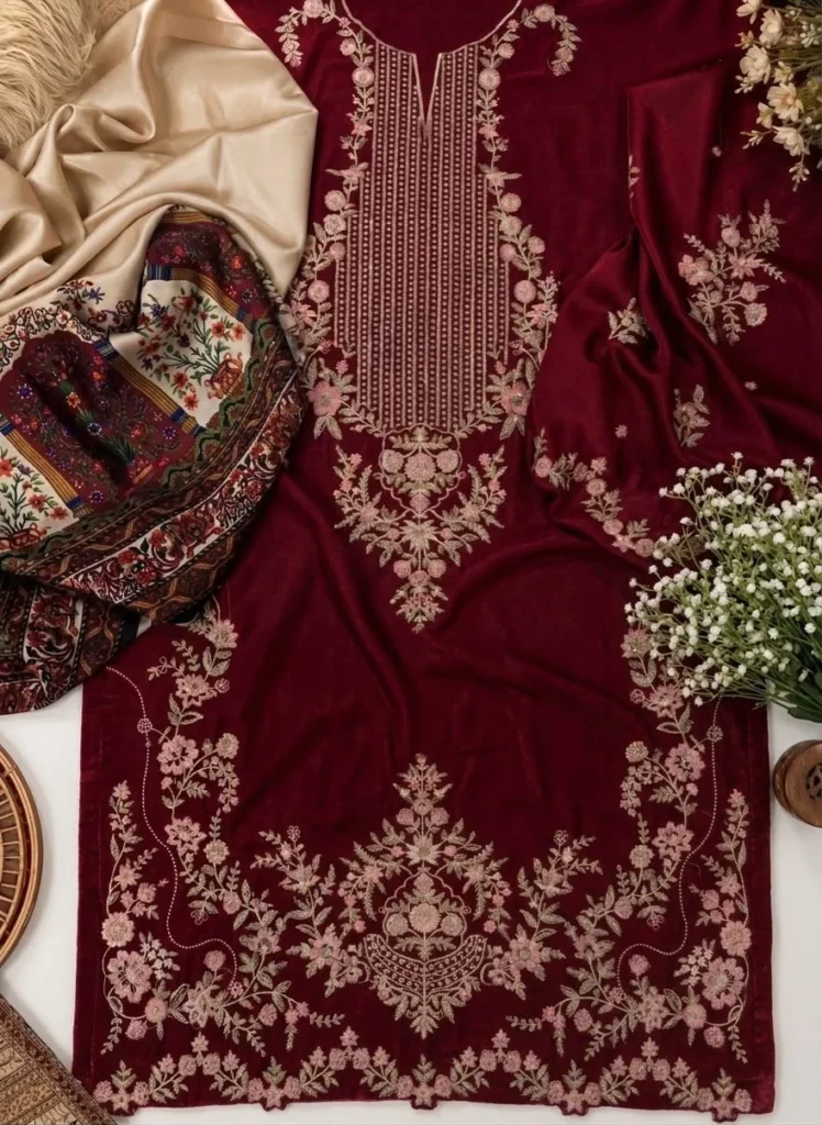 preet pret winter collection Aroha 2PC luxury Casual 1 Preetpret winter collection Aroha 2PC luxury Casual Open suit