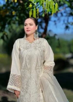Preet pret luxury heavy embroidered chikankari suit